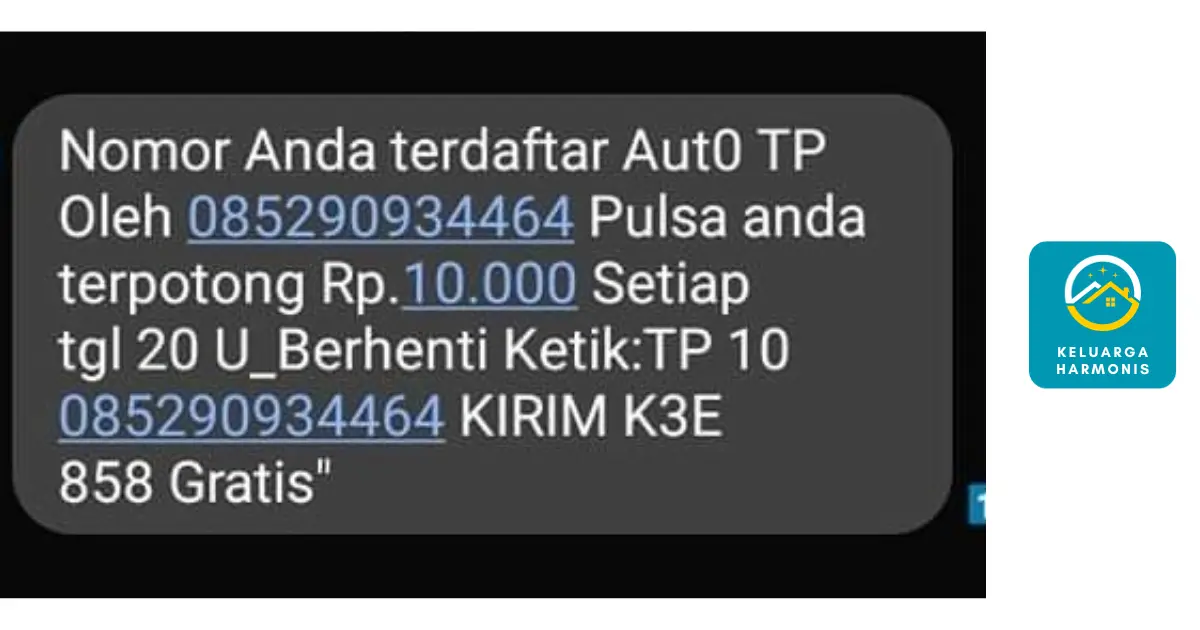 Modus Penipuan Auto TP Telkomsel Serta Maksud Auto TP Yang Sebenarnya